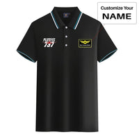 Thumbnail for Customisable Amazing Piloteyes737 Polo Shirt - view 3
