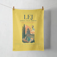 Thumbnail for Leipzig–Halle Airport (LEJ) design on yellow towel