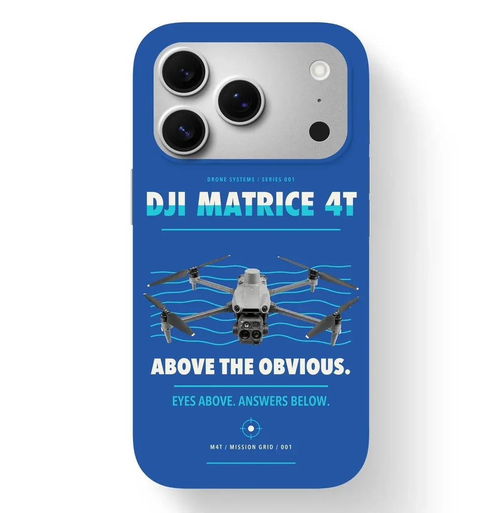 DJI Matrice 4T Case design on blue iphone case