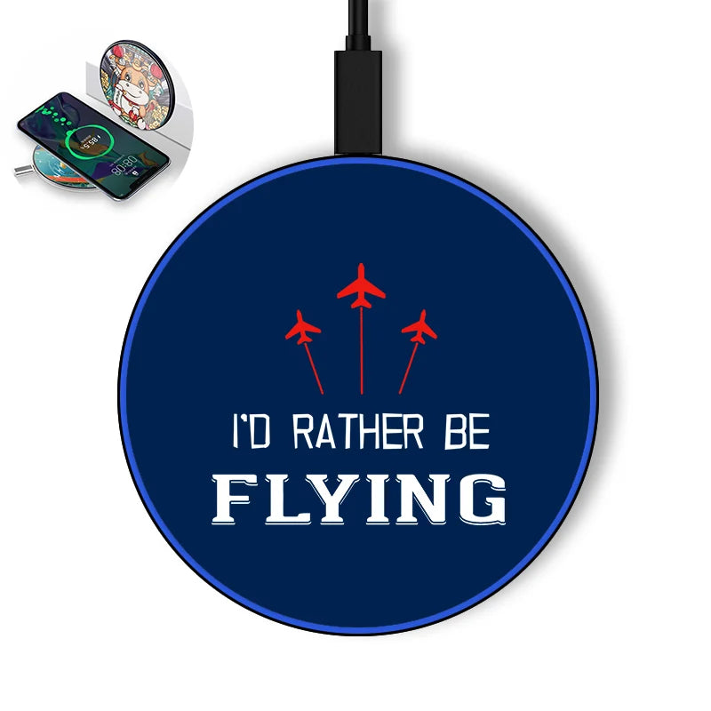 I'd Rather Be Flying Wireless Charger - view 3