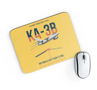 Thumbnail for KA-3B Skywarrior design on yellow rectangle mouse pad