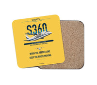 Thumbnail for Shorts 360-300 design on yellow 1 piece coaster