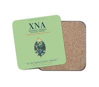 Thumbnail for Northwest Arkansas National Airport (XNA) design on light green 1 piece coaster