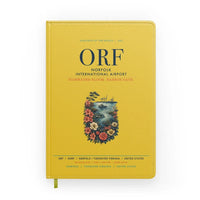 Thumbnail for Norfolk International Airport (ORF) design on yellow notebook