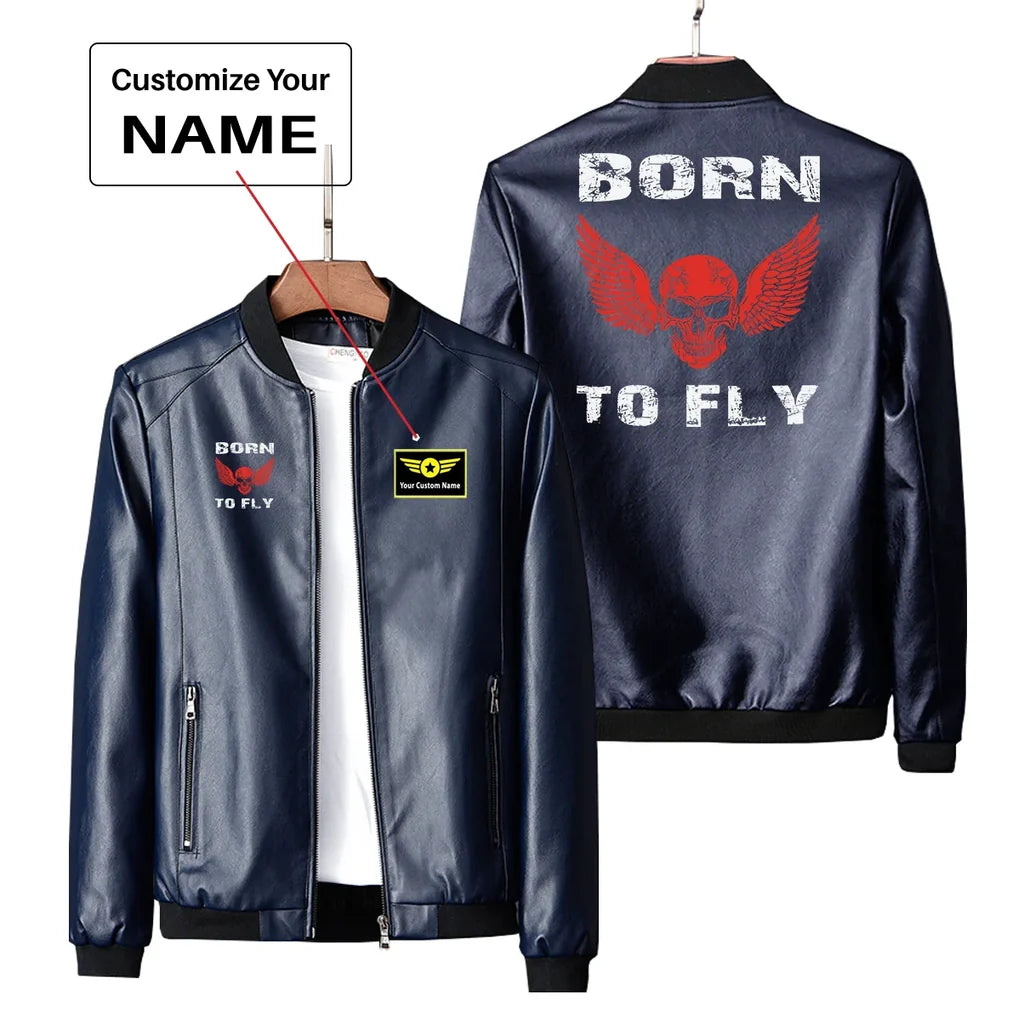 Born to Fly Leather Jacket - view 3