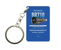 Thumbnail for BR710 Key Chain design on blue key chain