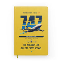 Thumbnail for Boeing 747-200B design on yellow notebook