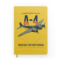 Thumbnail for Junkers Ju 88A-4 design on yellow notebook