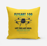 Thumbnail for DJI FlyCart 100 design on yellow pillow