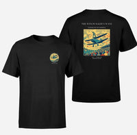 Thumbnail for VINTAGE G4157 - The Wingwalker's Wave - Double-Side T-Shirt design on black double side t shirt