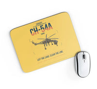 Thumbnail for Sikorsky CH-54A Tarhe design on yellow rectangle mouse pad