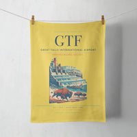 Thumbnail for Great Falls International Airport (GTF) design on yellow towel