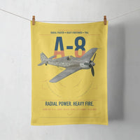 Thumbnail for Focke-Wulf Fw 190A-8 design on yellow towel