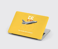 Thumbnail for English Electric Lightning F6 design on yellow MacBook case