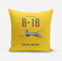 Thumbnail for B-1B Lancer design on yellow pillow