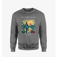 Thumbnail for VINTAGE G4503 - The Ferry Pilots - Designed Sweatshirts design on gray