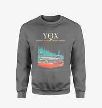 Thumbnail for Gander International Airport (YQX) design on gray sweatshirt