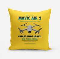 Thumbnail for DJI Mavic Air 2 design on yellow pillow