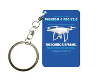 Thumbnail for DJI Phantom 4 Pro V2.0 Key Chain design on blue key chain