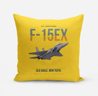 Thumbnail for F-15EX Eagle II design on yellow pillow