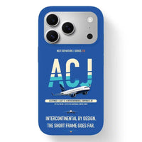Thumbnail for Airbus ACJ319neo Case design on blue iphone case