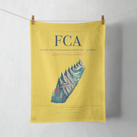 Thumbnail for Glacier Park International Airport (FCA) design on yellow towel