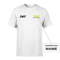Thumbnail for Customisable Boeing 747 T-Shirt - view 3