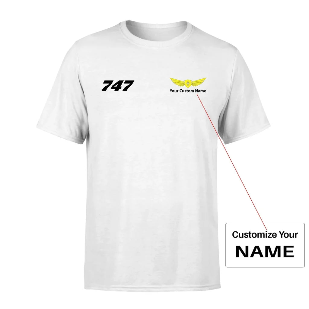 Customisable Boeing 747 T-Shirt - view 3