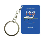 Thumbnail for F-86F SABRE Key Chain design on blue key chain