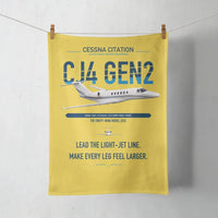 Thumbnail for Cessna Citation CJ4 Gen2 design on yellow towel