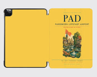 Thumbnail for Paderborn Lippstadt Airport (PAD) design on yellow ipad tablet case
