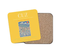 Thumbnail for Alejandro Velasco Astete International Airport CUZ Coaster 1-Piece - Yellow