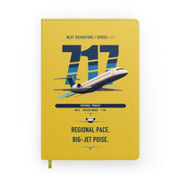 Thumbnail for Boeing 717-200 design on yellow notebook