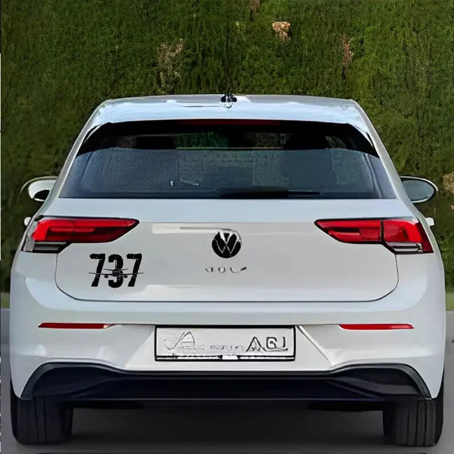 Boeing 737 Car Sticker - view 3
