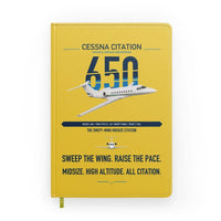 Thumbnail for Cessna Citation 650 - Citation III design on yellow notebook