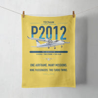 Thumbnail for Tecnam P2012 Traveller design on yellow towel