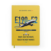 Thumbnail for Embraer E190-E2 design on yellow notebook