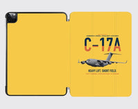 Thumbnail for C-17A Globemaster III design on yellow ipad tablet case
