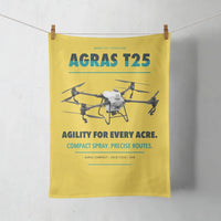Thumbnail for DJI Agras T25 design on yellow towel
