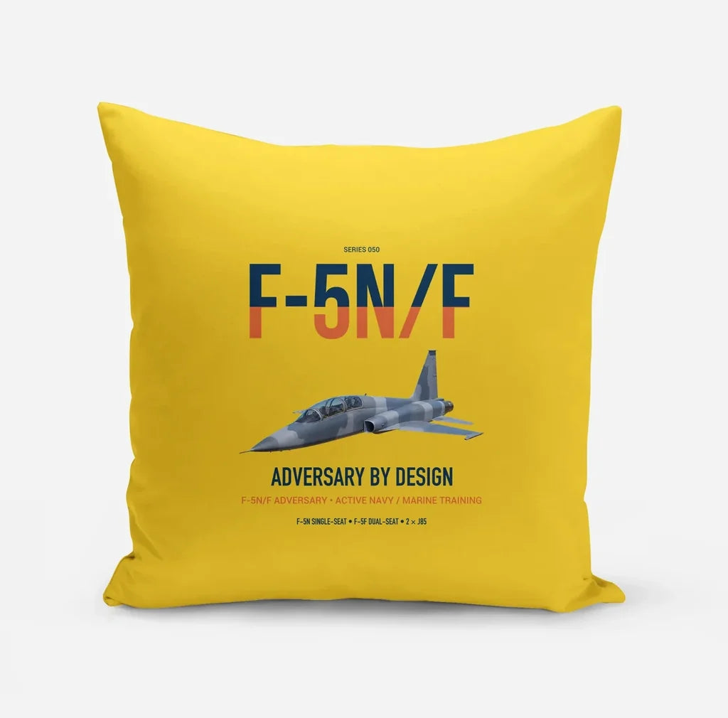 F-5N F Adversary design on yellow pillow