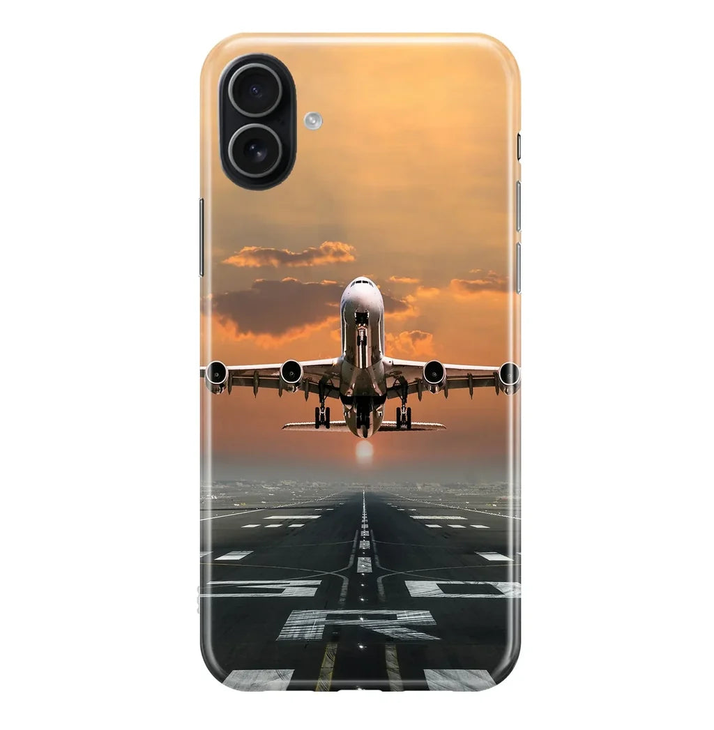 Aircraft Departing from RW30 iPhone Case - view 3