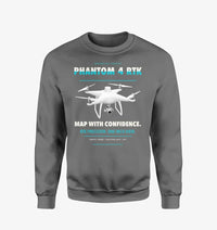 Thumbnail for DJI Phantom 4 RTK design on gray sweatshirt