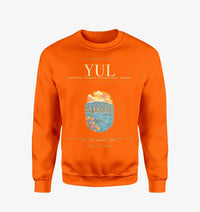 Thumbnail for MontrealTrudeau International Airport YUL Sweatshirt - Orange