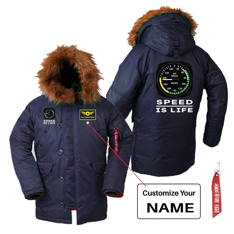 Speed Is Life Bomber Jacket - view 3