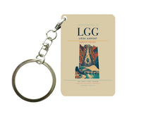 Thumbnail for Liège Airport (LGG) design on beige key chain