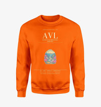 Thumbnail for Asheville Regional Airport AVL Sweatshirt - Orange