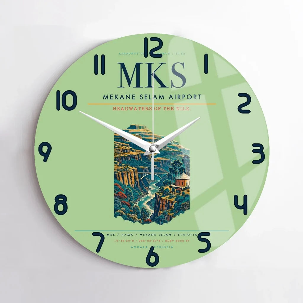 Mekane Selam Airport MKS - Light Green