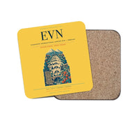 Thumbnail for Zvartnots International Airport (EVN) design on yellow 1 piece coaster