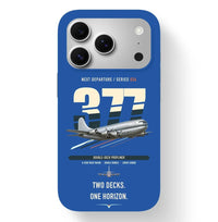 Thumbnail for Boeing 377 Stratocruiser design on blue magsafe iphone case
