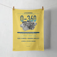 Thumbnail for O-360 design on yellow towel